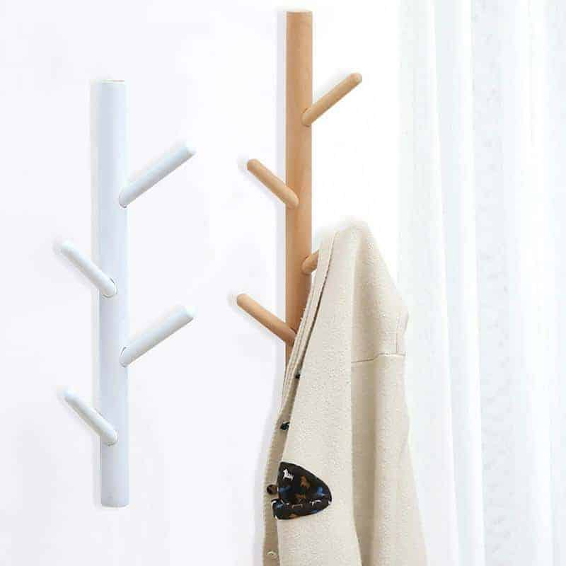 Porte manteau mural bois arbre – Image 5