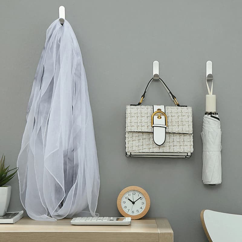 Porte manteau mural design gris