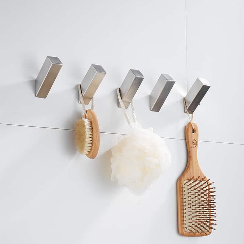 Porte manteau mural design inox – Image 3