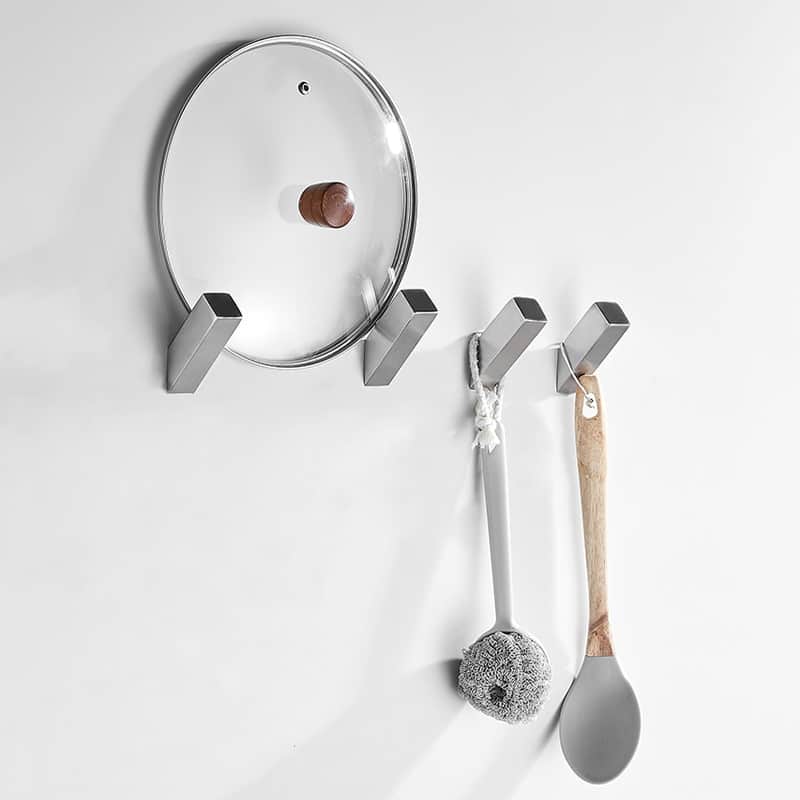 Porte manteau mural design inox – Image 4