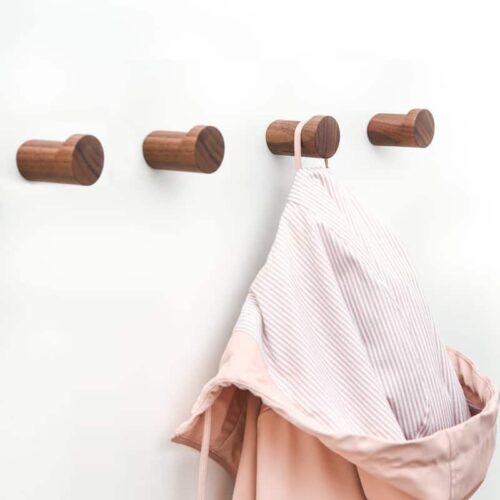 Porte manteau mural bois ancien