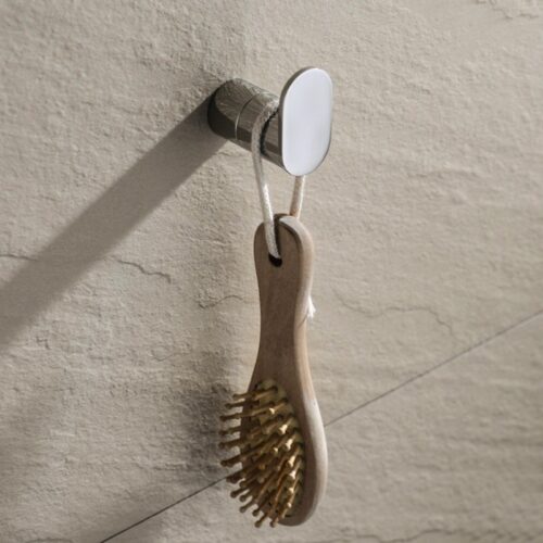 Porte manteau mural chrome