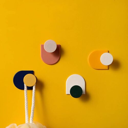 Porte manteau mural original et colore