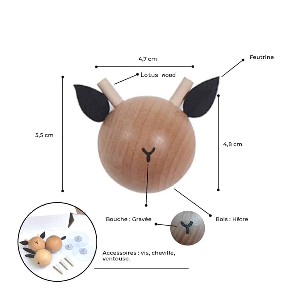 Porte manteau mural enfant original – Image 4