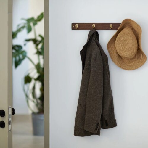 Porte manteau mural Ã©colier ancien