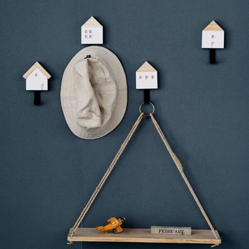 Porte manteau mural vintage maison – Image 3