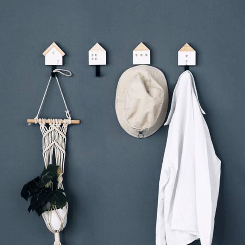 Porte manteau mural vintage maison