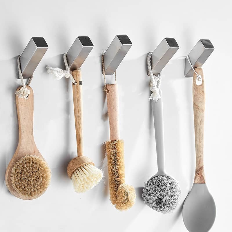 Porte manteau mural design inox – Image 2