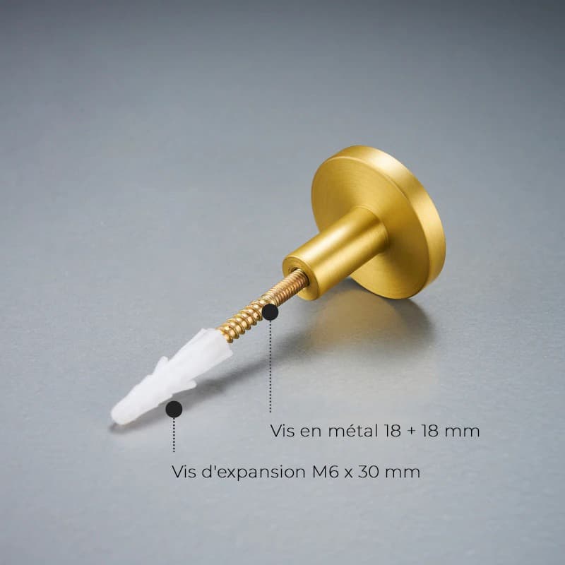 Porte manteau mural cuivre – Image 5