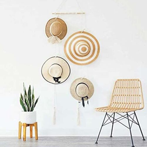 Porte manteau mural avec porte chapeau