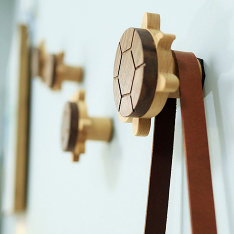 Porte manteau mural enfant en bois – Image 2