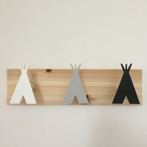 Porte manteau mural enfant boheme