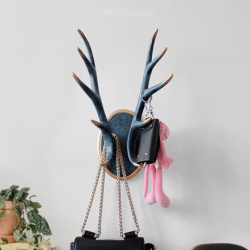 Porte manteau mural cerf