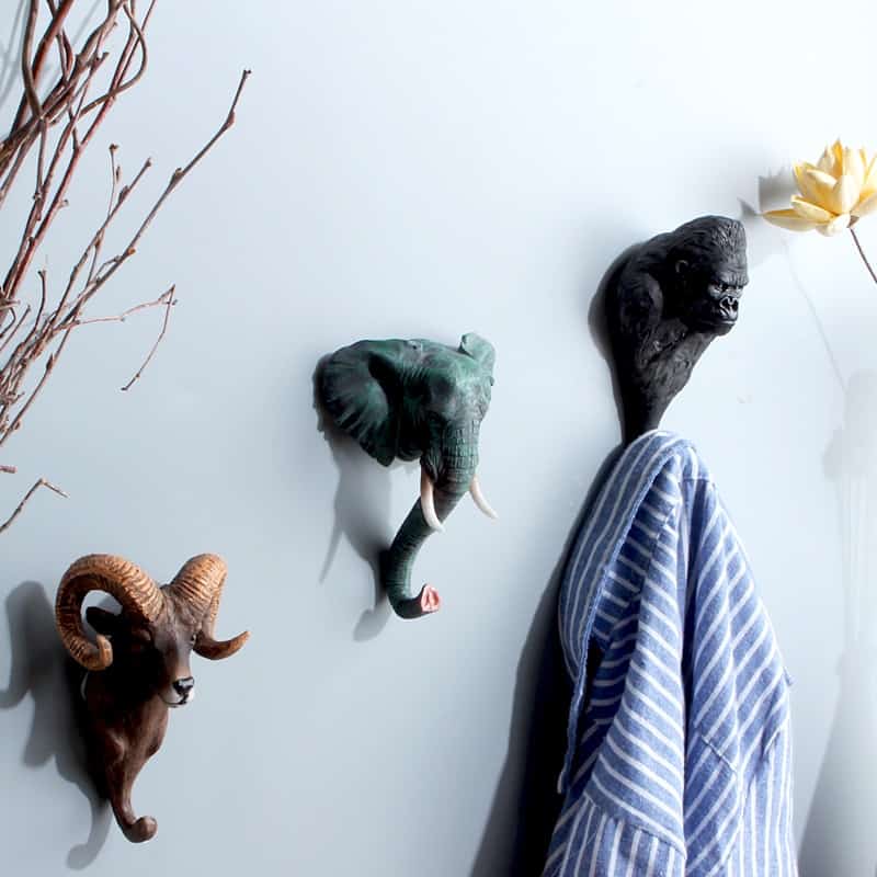 Porte manteau mural enfant jungle – Image 3