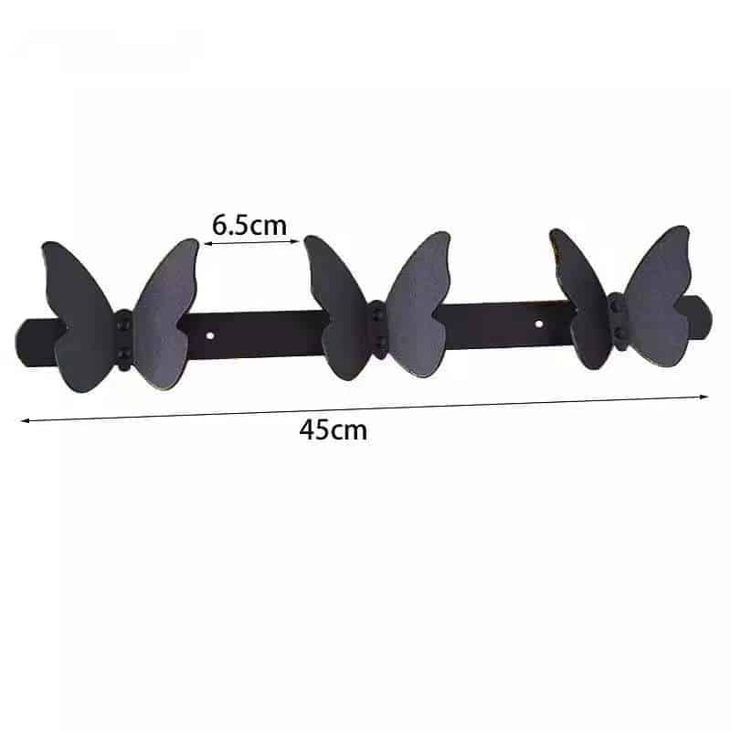 Porte manteau mural papillon – Image 9