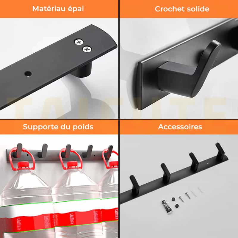 Porte manteau mural metal – Image 5