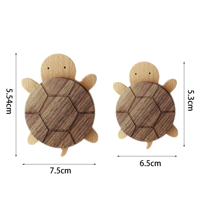 Porte manteau mural enfant en bois – Image 4