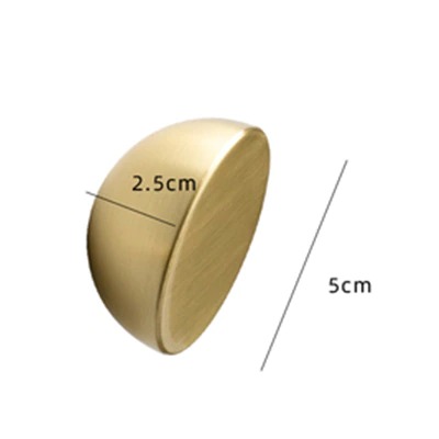 Porte manteau mural boule dorée – Image 8