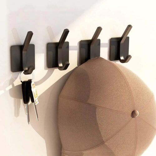 Porte manteau mural acier inox